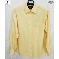 ราคา Polo Ralph Lauren แท้ อก46 เสื้อเชิ๊ตแขนยาวสีเหลือง (20511617799)
