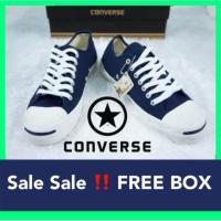 ราคา [ลดเพิ่ม100฿] ✅แท้ Converse jack คอนเวิร์ส แจ๊ค สีกรม (FREE BOX) (450574335)