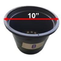 ราคา กระถางพลาสติกปลูกต้นไม้ กระถางปลูกต้นไม้ กระถางพลาสติกสีดำ ขนาด 10 นิ้ว (9132527448)