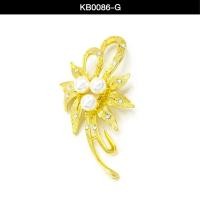 ราคา เข็มกลัดช่อดอกไม้ ช่อมุก ติดเสื้อ พลอยยุโรป (694321218)