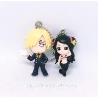 ราคา **มีตำหนิ**ONE PIECE Sanji & Mermaid พวงกุญแจ จากวันพีช Bandai แท้ (20084219095)