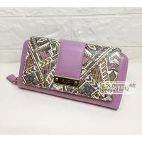 ราคา ELLE แท้!!! กระเป๋าสตางค์ใบยาวซิปรอบ หนังนิ่ม (1670511385)