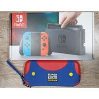 ราคา Nintendo Switch สีนีออน กล่องขาว v1 อุปกรณ์ครบกล่อง แถมกระเป๋าและเคส (8215018134)