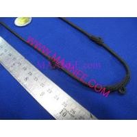 ราคา สร้อยเชือกร่มถัก ปรับความยาวได้ (สีดำ) 3องค์ (1265263690)