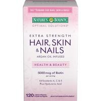 ราคา อาหารเสริม Nature's Bounty hair skin nails 120 เม็ด วิตามินบำรุงผม ผิว เล็บ จากอเมริกา (13281094622)