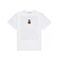 ราคา OFF-WHITE Oversized CARAVAGG BOY MARK S/S T-SHIRT (WHITE/LIGHT BLUE) (8865165111)