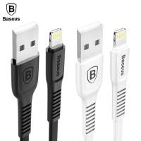 ราคา Baseus Flat USB Cable For iPhone 7 6 6s Plus 5 5s se iPad Fast Charging Data Sync (679383112)