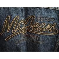 ราคา (เสื้อยีนส์)แจ็กเก็ตยีนส์ mc มือสอง size : XL (ซื้อจากshop2,295บาท) (20145948449)