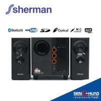 ราคา Sherman SB-55B2B ลำโพงมินิโฮมเธียเตอร์ ลำโพง Bluetooth 2.1 Ch (3497733110)