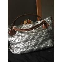 ราคา กระเป๋าทรงช้อปปิ้งผ้าร่มเนื้อดีผสมหนัง เบรนSAZABY (5356521167)