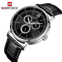 ราคา นาฬิกา นาฬิกา naviforce แท้ รุ่น NF3002 S/B สีเงินดำ สายหนัง ของแท้ 100% รับประกัน 1ปี (1721749361)
