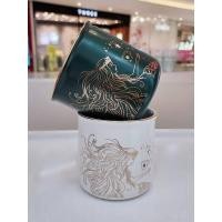 ราคา พร้อมส่ง‼️ แก้วมัคสตาร์บัค แก้วเซรามิกนางเงือกสีทอง (18733033260)