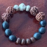 ราคา สร้อยข้อมือเมล็ดน้ำตาพระศิวะ (รุทรักษะ) บูชาเพื่อความเป็นสิริมงคล โชคลาภ โชคดี (3834686558)