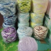 ราคา ไหมพรมขนแกะ สีเหลือบ สีสลับ (3240732906)