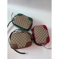 ราคา NewGUCCI Bree Microguccissima Canvas Leather Crossbody (9334390338)