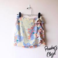 ราคา NWT Kloset floral skirt กระโปรงลายดอกแต่งระบาย (926466903)