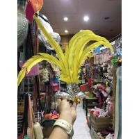 ราคา หัวขนไก่ฟ้า สีเหลืองทอง ปรับรูปตามขนาดหัวได้ (9210233038)