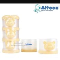 ราคา Attoonกระปุกใส่นม3ชั้นรูปหมี (4802311404)