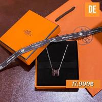 ราคา สร้อยคอ New Hermes PoP necklace Chocolate PHW รอบวง 40 cm มาพร้อม กล่อง ริบบิ้น ถุงกระดาษ (11643681813)