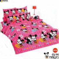 ราคา TOTO ผ้าปูที่นอน ลาย cuties มิกกี้เมาส์ 5 ฟุต (ไม่รวมผ้านวม)​ #ส่งฟรี (915561054)