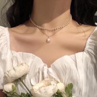 ราคา พร้อมส่ง‼️สร้อยคอโซ่ประดับมุก สร้อยมินิมอลแฟชั่น (3549007366)