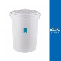 ราคา HomePro ถังน้ำ ถังน้ำกลมพร้อมฝาล็อค ขนาด115ลิตร สีขาว แบรนด์ PLIM (15610141137)