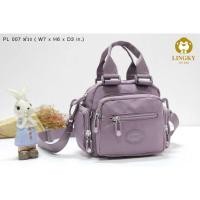 ราคา กระเป๋าทรงถือ+สะพาย ผ้าร่มลายย่น น้ำหนักเบา เป็นงานซิปซ่อนและโลโก้+หัวซิปแบบใหม่ ปั๊มตัวหนังสือ Lingky สวยมากค่ะ (17203578276)