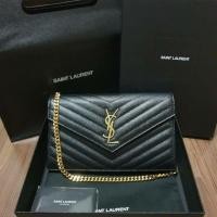 ราคา YSL woc ghw 9" crossbody bag (3231439677)