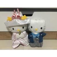 ราคา ตุ๊กตาคิตตี้ คู่แต่งงาน กว้าง 8” สูง 6” แท้ % จากญี่ปุ่น (1728592228)