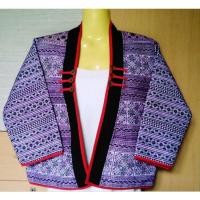 ราคา เสื้อคลุมผ้าปักมือม้งแท้ ลายเต็มทั้งตัว งานพรีเมี่ยมๆม่มีผ้าพิมพ์ผสม (17787505523)