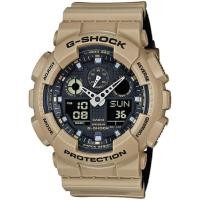 ราคา Casio G-Shock นาฬิกาข้อมือผู้ชาย สายเรซิ่น รุ่น GA-100L-8A - สีน้ำตาล (283184489)