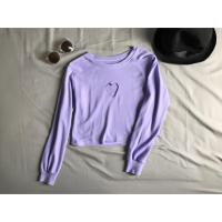 ราคา เสื้อแขนยาว สีม่วง อก 32-38 สภาพ 100% เว้าหน้ารูปหัวใจ น่ารักมาก งานดี (258569075)