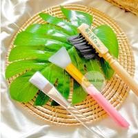 ราคา เเปรงมารค์หน้า ทามารค์ ทาครีม พอกหน้า (สุ่มสี) แปรงทาหน้า เเปรงด้ามใส ปาดครีม ผสมครีม เเปรงผสม ทานาคา เเปรงซิลิโคน (22632526934)