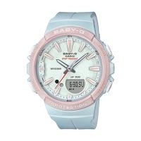 ราคา Casio Baby-G นาฬิกาข้อมือผู้หญิง สายเรซิ่น รุ่น BGS-100SC,BGS-100SC-2A - สีฟ้า (1354201230)