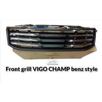 ราคา กระจังหน้า vigo champ benz style แนวนอนชุบดำ กระจังหน้าแต่ง vigo 2011 2012 2013 2014 ลายเบนซ์ front grill vigo champ (13939242934)