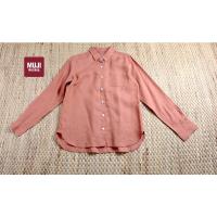 ราคา MUJI x Linen x size M สีส้มอิฐสวยใหม่กริบ อก 28 ยาว 25 มีกระเป๋าหน้า (16251884970)