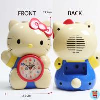 ราคา นาฬิกา คิตตี้ มือสอง ใส่ถ่าน มีเสียง hello kitty clock Japan Sanrioคิตตี้ นำเข้าจากญี่ปุ่น (18673763017)