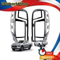 ราคา ครอบไฟท้าย เครฟล่าดำ Mitsubishi L200 Triton MQ 4x2 4x4 ปี2019 - 2020 (8843673821)