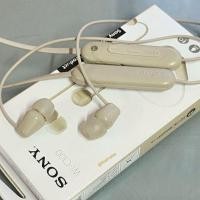 ราคา [ส่งฟรีไม่ต้องใส่โค้ด] #หูฟัง #หูฟังไร้สาย #SONY WI-C100 **สินค้ามือ2 (21179523066)