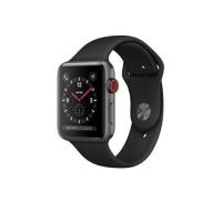 ราคา (มือสองสภาพดี) Apple Watch Series 3 รุ่น GPS ตัวเรือนอะลูมิเนียม สีเทาสเปซเกรย์ 42 มม. พร้อมสายแบบ Sport Band สีดำ (6691006530)