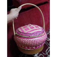 ราคา พานตักบาตร ตะกร้าใส่ของไปทำบุญ พานมีฝาปิด (18565564790)