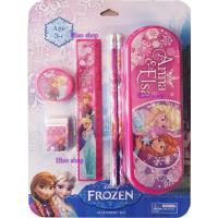 ราคา ชุดเครื่องเขียนนำเข้ากล่องดินสอ เจ้าหญิงโฟรเซ่น แอนนา เอลซ่า เจ้าหญิงโซเฟีย กบเหลาดินสอ ยางลบ ที่หัดจับดินสองานสวยน่ารัก (18580405437)