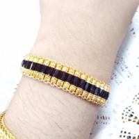 ราคา สร้อยข้อมือโกเมน (1405826181)