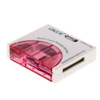 ราคา Oker USB 2.0 Card Reader C-2002 (ขาว/ชมพู)#125 (520790935)