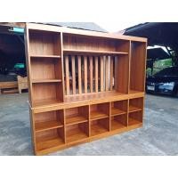 ราคา charan2515ตู้โชว์50*200*200cm.ไม้สักทอง สวยงามทนทานใช้งานได้หลายสิบปี (10801668865)