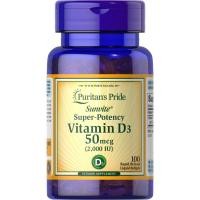 ราคา Puritan Vitamin D3 50 mcg (2000 IU) 100 softgels วิตามินดี 3 วิตามินดี (8603448257)