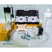 ราคา ชุดน้ำCPU ระบบเปิด 2ตอน ครบชุด/CPU Water Cooling Set *รุ่นMaster Grade (สีขาว) (1812522763)