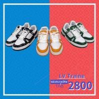 ราคา LOUIS VUITTON 2022 LV Trainer Series รองเท้ากีฬาสำหรับผู้ชายและผู้หญิง รองเท้าแฟชั่น (19159394195)