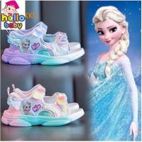 ราคา รองเท้าแตะ รองเท้าชายหาด ขนาดใหญ่ ลายเจ้าหญิงเอลซ่า น่ารัก สําหรับเด็กผู้หญิง มี2สี (18033056951)
