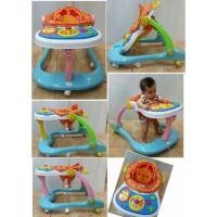ราคา รถผลักเดิน+หัดเดิน 4 in 1 Lion Enterainer & Walker หน้าสิงโตvkl (403708266)